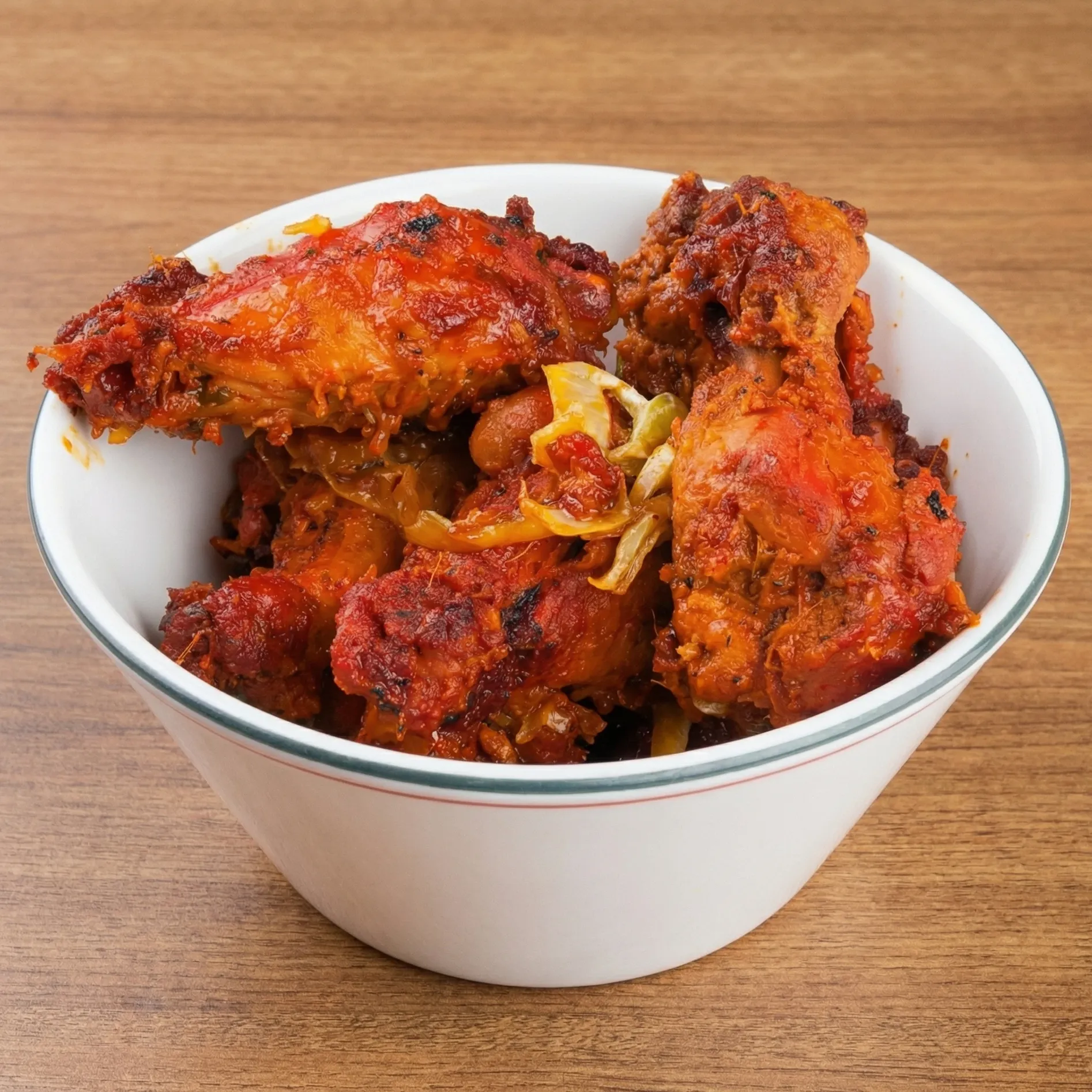 Tandoori chicken at Royal Bistro Duncan BC - clay-oven roasted chicken